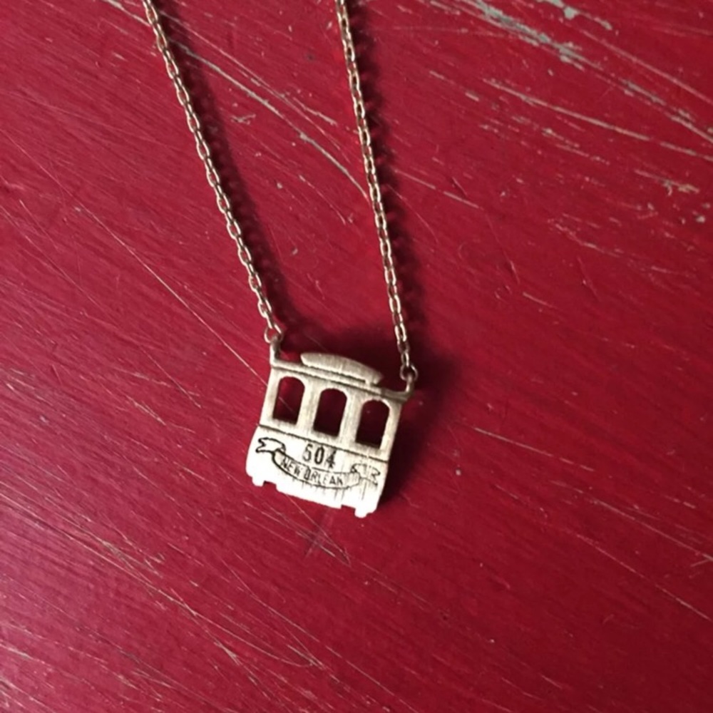 New Orleans Streetcar necklace